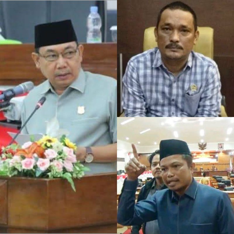 Ketua DPRD, Waka DPRD, Ketua Komisi I / Foto Ist