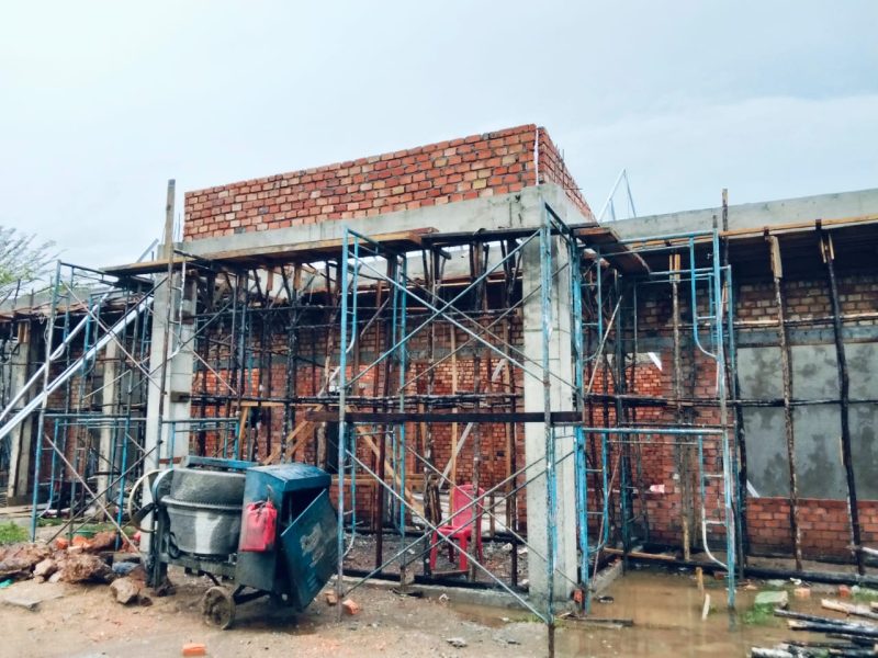 Proyek Puskemas Merlung Yang Masih Tahap Pengerjaan 