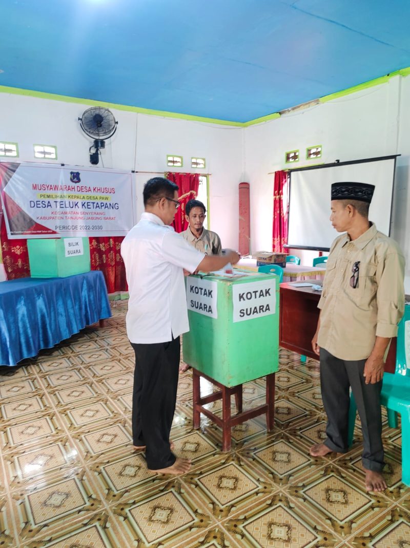 Pelaksanaan Pilkades Desa Teluk Ketapang