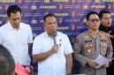 Ist/ Polda Jambi saat memberikan Keterangan Pers kasus penyalahgunaan Gas LPG Subsidi di Mapolda Jambi