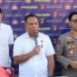 Ist/ Polda Jambi saat memberikan Keterangan Pers kasus penyalahgunaan Gas LPG Subsidi di Mapolda Jambi