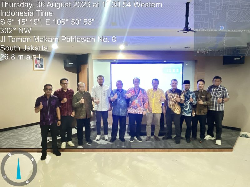 Banggar DPRD Tanjabbar bersama TAPD Pemkab Tanjabbar saat koordinasi Kemendagri